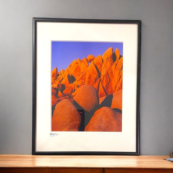 RODNEY LOUGH JR. JUMBO ROCKS - THE LOUGH ROAD WILDERNESS COLLECTION FRAMED / MAT - Picture 1 of 11